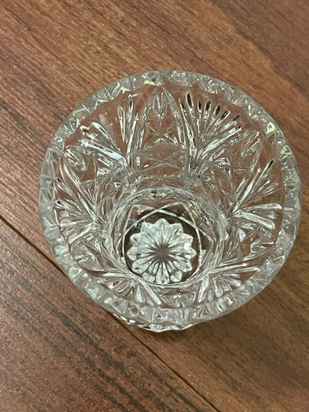 vintage Crystal Zajecar 24% lead crystal bud vase